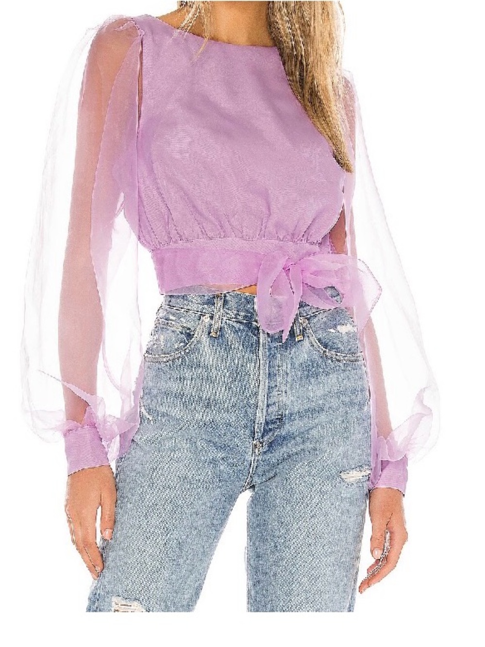 Lovers + Friends Lavender Blouse
